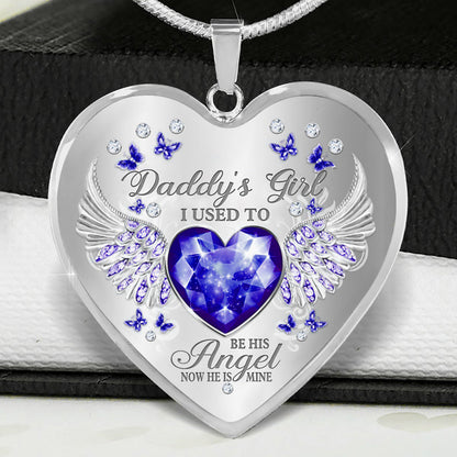 Daddy's Girl Heart Necklace