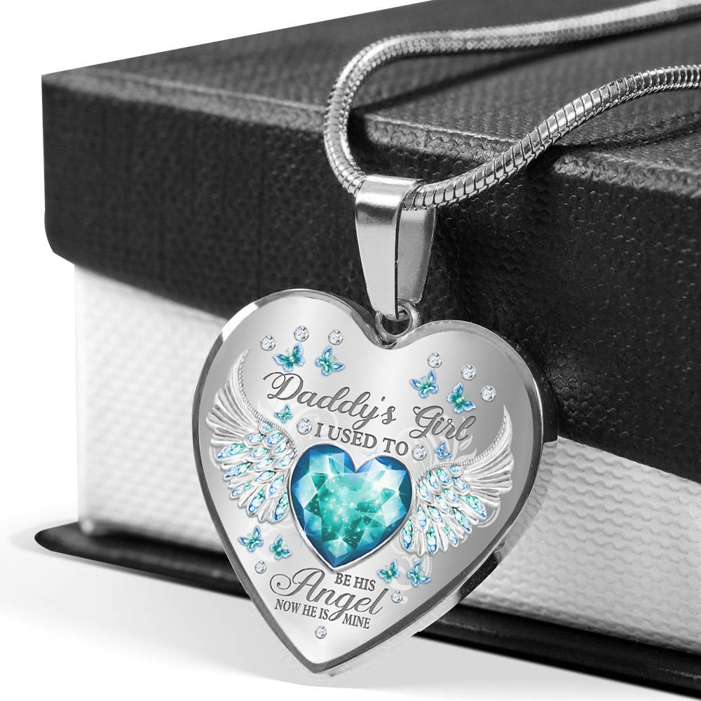 Daddy's Girl Heart Necklace